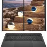 ASUS Zenbook DUO UX8407AA Copilot+ Laptop, 14" 3K OLED 144Hz Touch Display, Intel Core Ultra X9 388H, 32GB RAM, 2TB SSD, Intel Arc Graphics, English-Arabic K/B, Win11, Moher Gray | 90NB16V1-M008M0