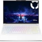 Lenovo Legion 7 16IAX10 Gaming Laptop, 16" WQXGA OLED 240Hz Display, Intel Core Ultra 7 255HX, 32GB RAM, 2TB SSD, GeForce RTX 5060 8GB, English (UK) K/B, No OS, Glacier White | 83KY002VPS