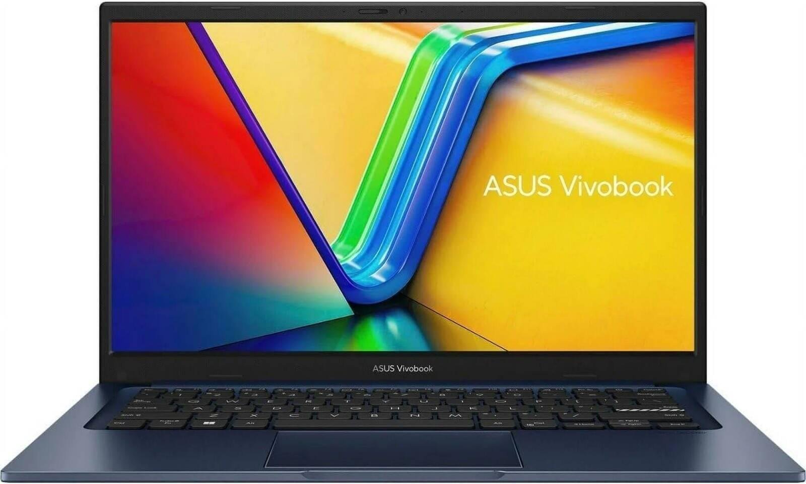 ASUS Vivobook 14 X1404VA Laptop, 14" FHD IPS 60Hz Display, Intel Core i5-1335U Processor, 8GB RAM, 512GB SSD, Intel Iris Xe Graphics, English-Arabic KB, Windows 11 Home, Quiet Blue | X1404VA-NK1585WU