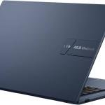 ASUS Vivobook X1404VA Laptop, 14" FHD IPS Display, Intel Core 5 120U Processor, 8GB RAM, 512GB SSD, Intel Graphics, English UK Keyboard, Windows 11 Home, Quiet Blue | 90NB13U1-M00FF0