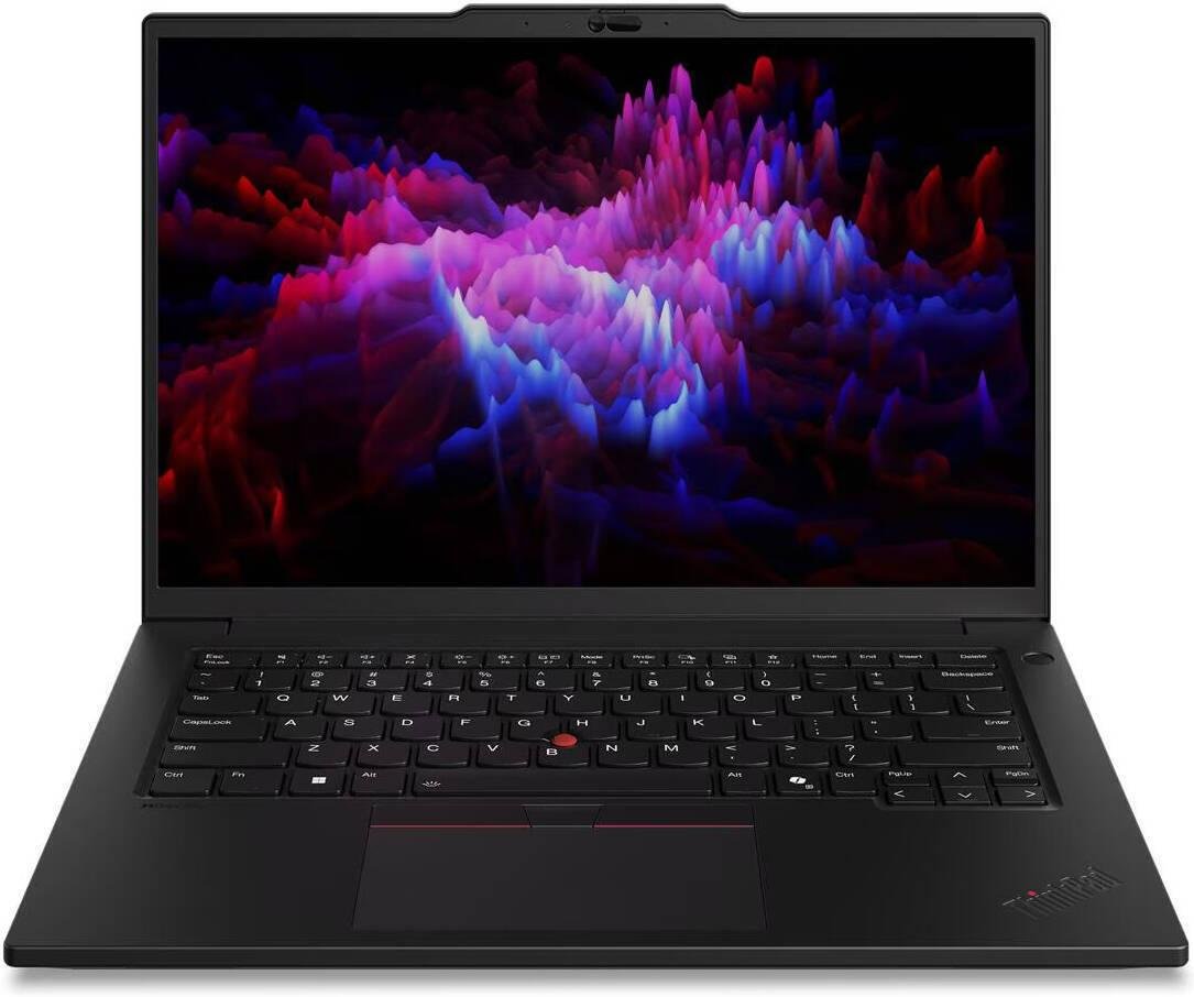 Lenovo ThinkPad P14s Gen 6 Laptop, 14.5" WUXGA IPS 60Hz Display, Intel Core Ultra 7 255H, 16GB RAM, 512GB SSD, NVIDIA RTX PRO 500 Blackwell 6GB, English-Arabic K/B, No OS, Black | 21QTS21400