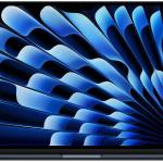 Apple MacBook Air Laptop, 15.3" Liquid Retina Display, M5 Chip, 10-Core CPU, 10-Core GPU, 16 Core Neural Engine, 16GB RAM, 512GB SSD, MacOS, English Keyboard, Midnight | MDVH4