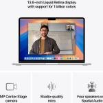 Apple MacBook Air Laptop, 13.6" Liquid Retina Display, M4 Chip with 10-Core CPU, 10-Core GPU, 16-Core Neural Engine, 32GB RAM, 2TB SSD, English K/B, MacOS, Sky Blue | Z1H80015F