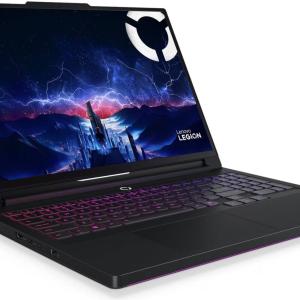 Lenovo Legion Pro 7 16IAX10H Gaming Laptop, 16" WQXGA OLED 240Hz Display, Intel Core Ultra 9 275HX, 32GB RAM, 2TB SSD, GeForce RTX 5070Ti 12GB GPU, Eng-Arab KB, No OS, Black | 83F5008NAX