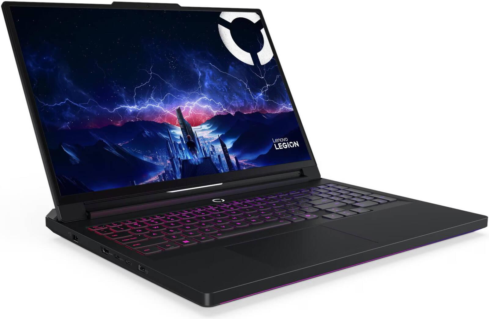 Lenovo Legion Pro 7 16IAX10H Gaming Laptop, 16" WQXGA OLED 240Hz Display, Intel Core Ultra 9 275HX, 32GB RAM, 2TB SSD, GeForce RTX 5070Ti 12GB GPU, Eng-Arab KB, No OS, Black | 83F5008NAX