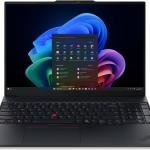 Lenovo ThinkPad E16 Gen 4 Laptop, 16" WUXGA IPS 60Hz Display, Intel Core Ultra 7 355, 16GB RAM, 512GB SSD, Intel Graphics, English-Arabic Keyboard, No OS, Black | 21YC0030GR