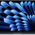 Apple MacBook Air Laptop, 13.6" Liquid Retina Display, M4 Chip with 10-Core CPU, 10-Core GPU, 16-Core Neural Engine, 16GB RAM, 2TB SSD, English K/B, MacOS, Midnight | Z1CX000RT