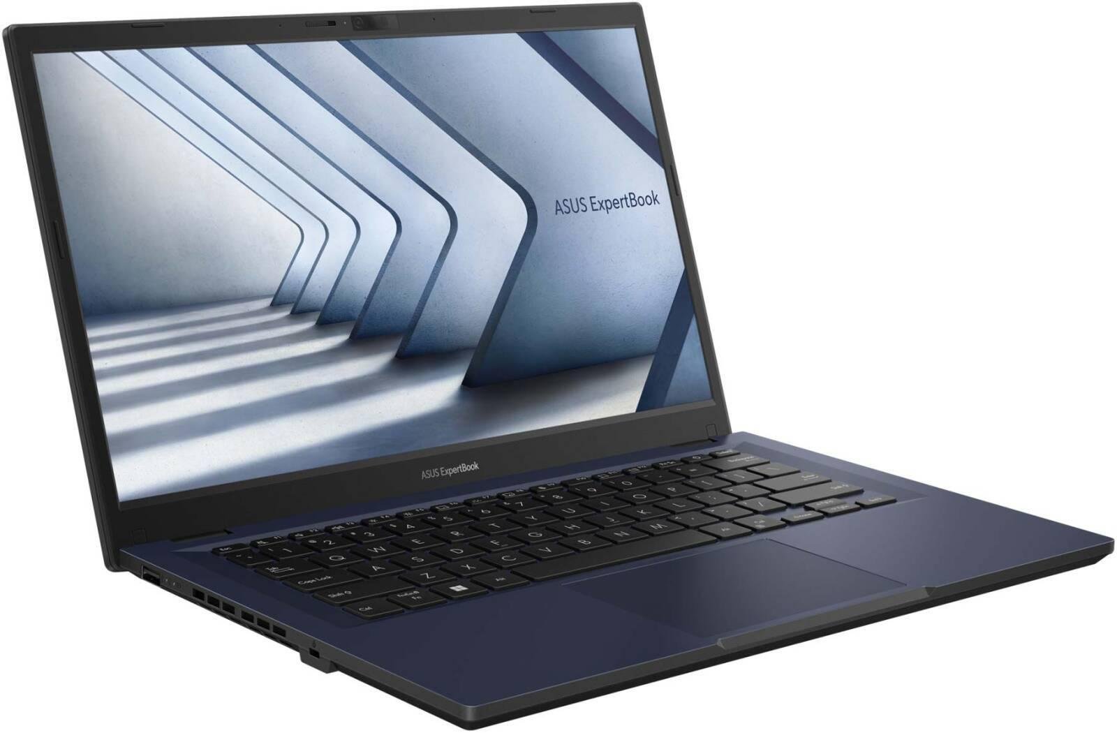 ASUS ExpertBook B1 B1402CVA Laptop, 14" FHD Display 16 9 Anti glare Display, Intel Core i7-1335U, 16GB RAM, 512GB SSD, Intel UHD Graphics, ENG-ARB K/B, Win11Pro, Blue | B1402CVA-NK2474X