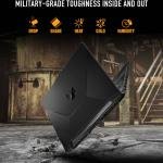 ASUS TUF Gaming A15 FA506NCG Laptop, 15.6" FHD IPS 144Hz Display, AMD Ryzen 7 7445HS, 16GB RAM, 512GB SSD, GeForce RTX 3050 4GB GPU, English-Arabic K/B, Win11, Graphics Black | 90NR0JF7-M00H60