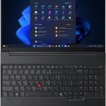 Lenovo ThinkPad E16 Gen 3 Laptop, 16" WUXGA IPS 60Hz Display, Intel Core Ultra 7 255H, 16GB RAM, 512GB SSD, Intel Graphics, Backlit Arabic K/B, No OS, Black | 21SR005NGR
