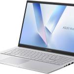 ASUS Vivobook 15 X1504VA Laptop, 15.6" FHD IPS 60Hz Display, Intel Core i7-1355U, 16GB RAM, 512GB SSD, Intel Iris Xe Graphics, English-Arabic K/B, Windows 11 Home, Cool Silver | 90NB10J2-M03710