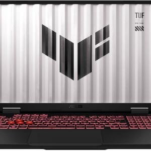 ASUS TUF Gaming A16 FA608PM Laptop, 16" WUXGA IPS 165Hz Display, AMD Ryzen 9 8940HX, 16GB RAM, 1TB SSD, GeForce RTX 5060 8GB GPU, English-Arabic K/B, Win11Home, Jaeger Gray | 90NR0MC1-M003X0