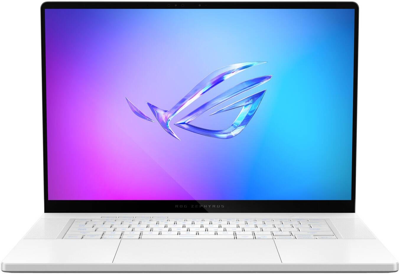 ASUS ROG Zephyrus G16 GU605 Gaming Laptop, 16" 2.5K OLED 240Hz Display, Intel Core Ultra 9 285H, 64GB RAM, 1TB SSD, GeForce RTX 5070 Ti 12GB, English-Arabic KB, Win11, Platinum White | 90NR0LZ6-M00BD0