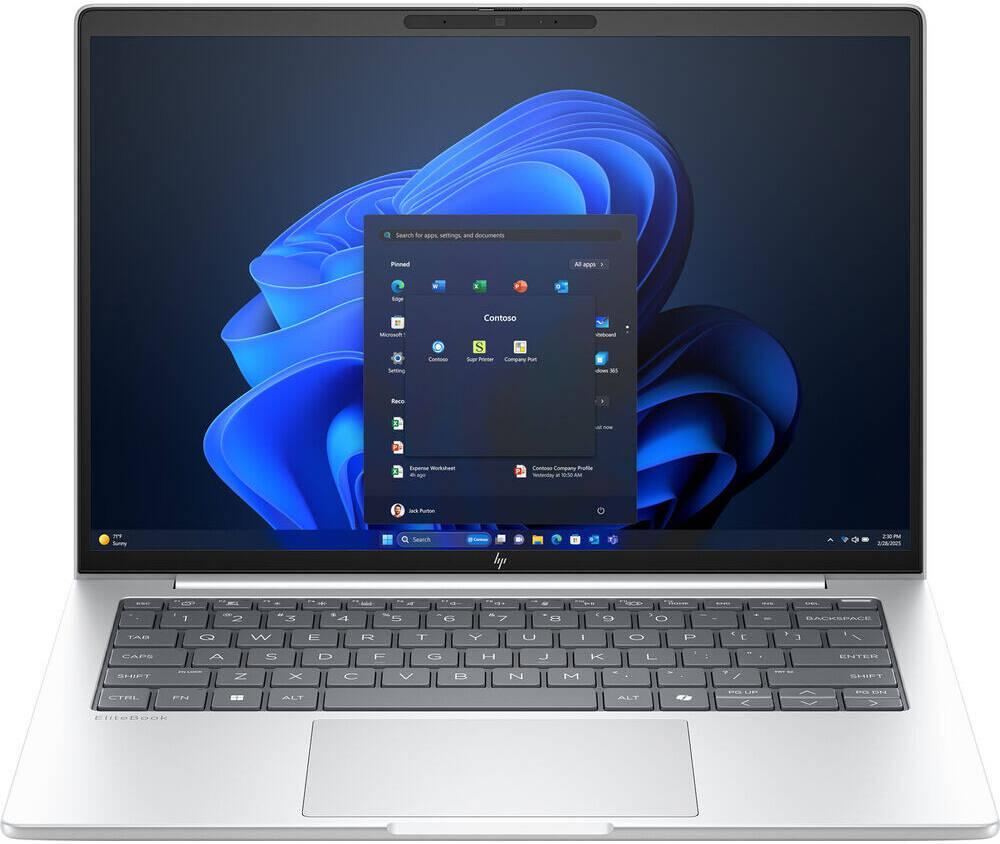 HP 14" EliteBook 8 G1i Next Gen AI Notebook Laptop, 14" 1920 x 1200 IPS Display, Intel Core Ultra 7 268V, 32GB RAM, 512GB SSD, Intel Arc Graphics, Chiclet Keyboard, Win 11 Pro, Silver | BG6M1UT#ABA