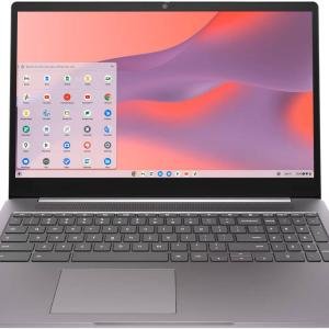 Lenovo IdeaPad 3i Chromebook Laptop, 15.6" FHD TN Display, Intel Celeron N4500 Processor, 4GB RAM, 64GB Storage, Integrated Intel UHD Graphics, ChromeOS, Arctic Grey | 82N4004NUS