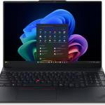 Lenovo ThinkPad E16 Gen 3 Laptop, 16" WUXGA IPS 60Hz Display, Intel Core Ultra 7 256V, 16GB RAM, 1TB SSD, Intel Arc Graphics 140V, English-Arabic K/B, No OS, Black | 22AY0005GR