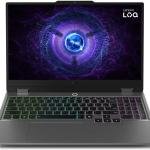 Lenovo LOQ 15IRX9 Gaming Laptop, 15.6" FHD 144Hz IPS Display, Intel Core i7-13650HX Processor, 16GB RAM, 512GB SSD, GeForce RTX 3050 6GB GPU, White Backlit ENG K/B, No OS, Luna Grey | 83DV0072PS