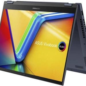 ASUS Vivobook S 14 Flip 2-in-1 Laptop, 14.0" WUXGA Touch Display, AMD Ryzen 5 7430U, 8GB DDR4 RAM, 512GB SSD, AMD Redeon Graphics, Backlit ENG-ARB K/B, Stylus Pen, Win 11, Quiet Blue | TN3402YA-LZ327W