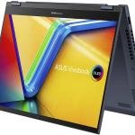 ASUS Vivobook S 14 Flip 2-in-1 Laptop, 14.0" WUXGA Touch Display, AMD Ryzen 5 7430U, 8GB DDR4 RAM, 512GB SSD, AMD Redeon Graphics, Backlit ENG-ARB K/B, Stylus Pen, Win 11, Quiet Blue | TN3402YA-LZ327W