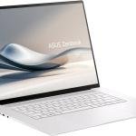 ASUS Zenbook S16 UM5606GA Copilot+ Laptop, 16" 3K OLED 120Hz Display, AMD Ryzen AI 9 465, 32GB RAM, 2TB SSD, AMD Radeon GPU, English-Arabic K/B, Windows 11 Home, Scandinavian White | 90NB17H2-M00CP0