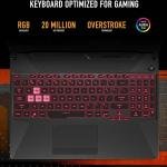 ASUS TUF Gaming A15 Laptop With 15.6-Inch Display, AMD Ryzen 7-7435HS, 8GB RAM, 512GB SSD, NVIDIA GeForce RTX 2050 - 4GB Graphics Card, Windows 11 Home English/Arabic, Black | FA506NFR-HN004W