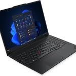 Lenovo ThinkPad E16 Gen 3 Laptop, 16" WUXGA IPS 60Hz Display, Intel Core Ultra 5 225U, 8GB RAM, 512GB SSD, Intel Graphics, English (UK) Keyboard, No OS, Black | 21SR005JGP