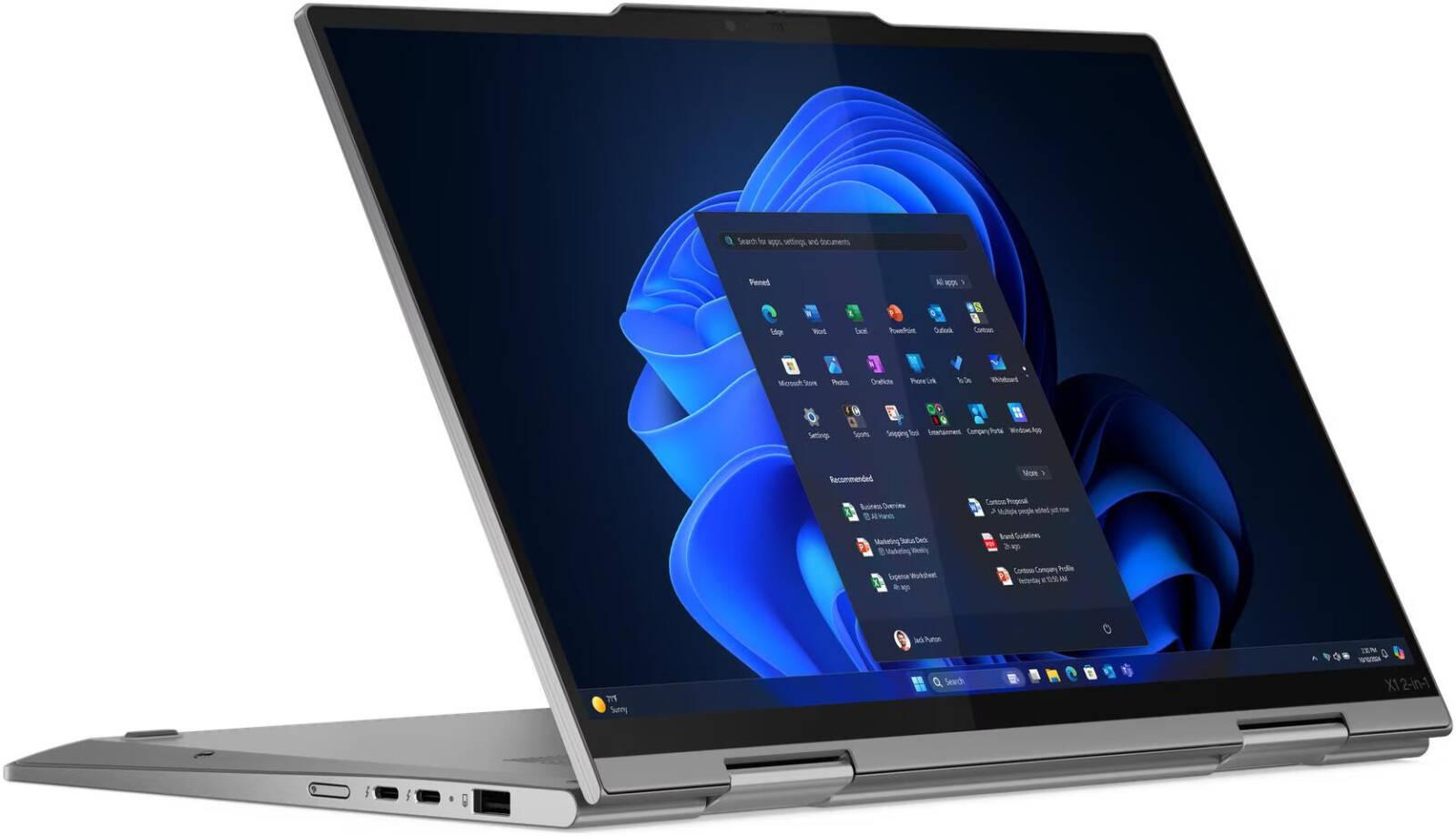 Lenovo ThinkPad X1 2-in-1 Gen 10 Aura Edition Laptop, 14" WUXGA IPS Touch Display, Intel Core Ultra 7 258V, 32GB RAM, 1TB SSD, Intel Arc 140V Graphics, English-Arabic K/B, Win11Pro, Grey | 21NU00JGGR