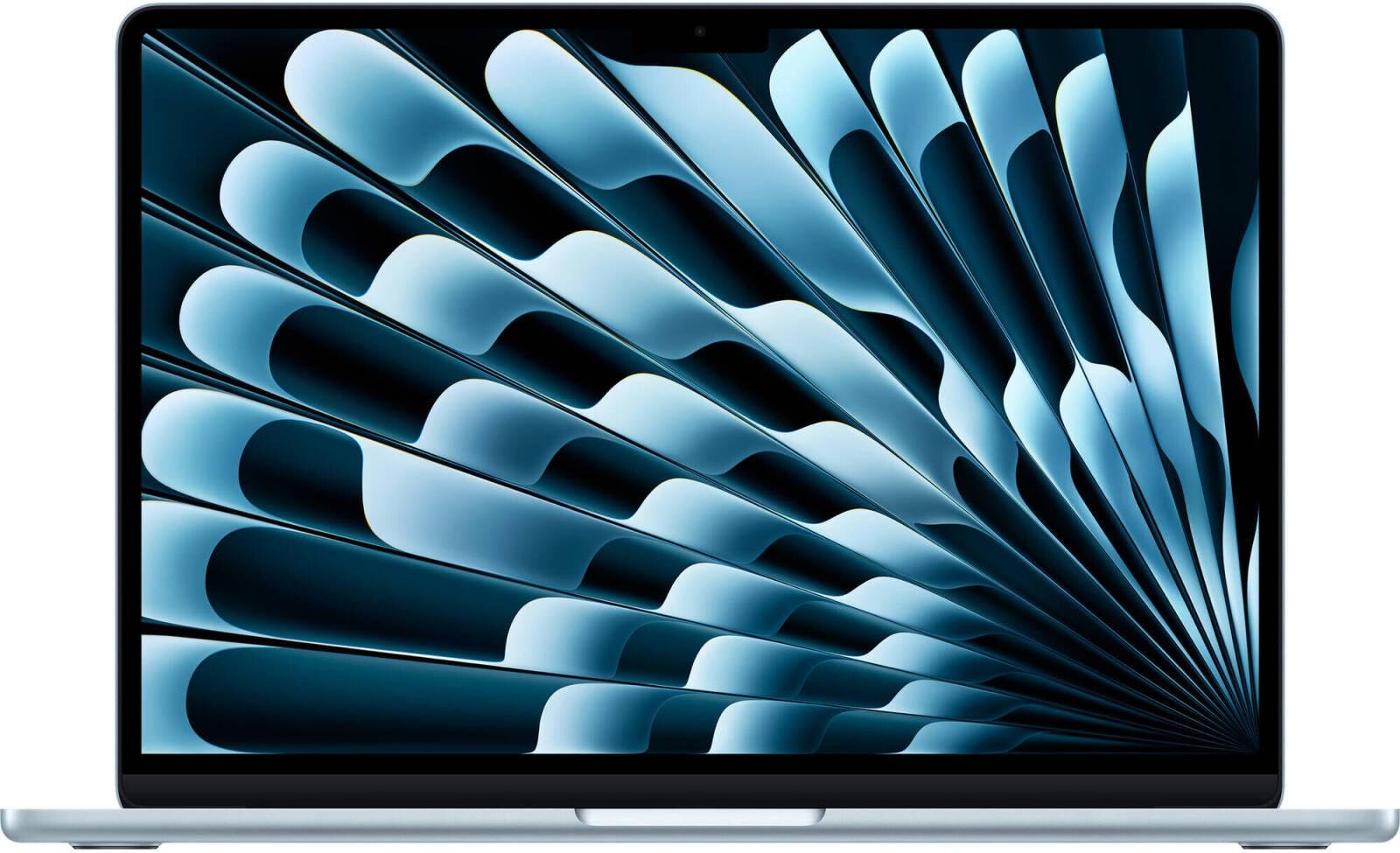 Apple MacBook Air Laptop, 13.6" Liquid Retina Display, M4 Chip with 10-Core CPU, 10-Core GPU, 16-Core Neural Engine, 32GB RAM, 2TB SSD, English K/B, MacOS, Sky Blue | Z1H80015F