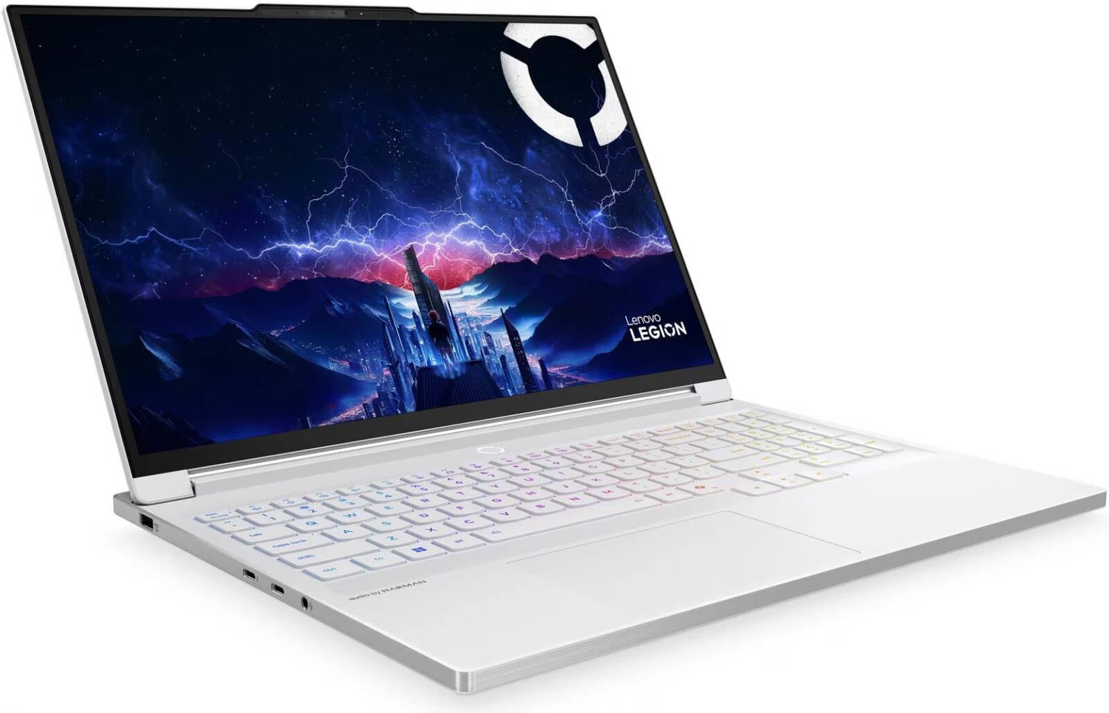 Lenovo Legion 7 16IAX10 Gaming Laptop, 16" WQXGA OLED 240Hz Display, Intel Core Ultra 7 255HX, 32GB RAM, 2TB SSD, GeForce RTX 5060 8GB, English (UK) K/B, No OS, Glacier White | 83KY002VPS