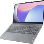 Lenovo IdeaPad Slim 3 15IRU8 Laptop, 15.6" FHD TN Display, Intel Core i3-1315U, 8GB RAM, 256GB SSD, Intel UHD Graphics, Non-Backlit English (UK) Keyboard, No OS, Arctic Grey | 82X700BVPS