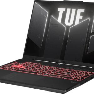 ASUS TUF A16 FA607NUQ Gaming Laptop, 16" WUXGA 144Hz Display, AMD Ryzen 7 170, 16GB RAM, 1TB SSD, GeForce RTX 4050 6GB Graphics, English-Arabic Keyboard, Win11, Mecha Gray | 90NR0QF3-M00240
