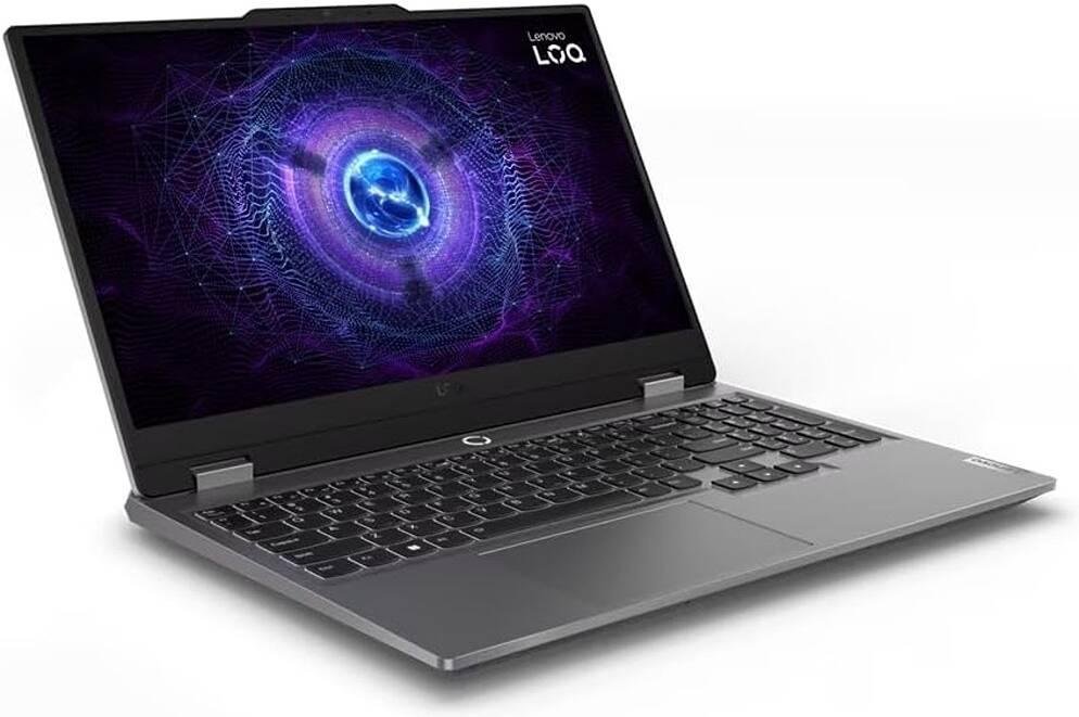 Lenovo LOQ 15IRX9 Gaming Laptop, 15.6" FHD sRGB, 144Hz IPS Display, Intel Core i7-13650HX, 16GB RAM, 512GB SSD, NVIDIA GeForce RTX 3050 6GB GDDR6, Backlit ENG-ARB K/B, No OS, Luna Grey | 83DV000EAX