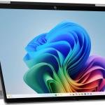 HP 14-kb0023dx OmniBook X FlipNGAI Laptop, 14" Diagonal 2K OLED Display, Intel Core Ultra 7 355 Processor, 16GB RAM, 1TB SSD, Intel Graphics, English Backlit K/B, Windows 11, Meteor Silver | D3KN6UA