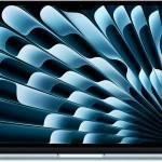 Apple MacBook Air Laptop, 13.6" Liquid Retina Display, M4 Chip, 10-Core CPU, 10-Core GPU, 16-Core Neural Engine, 16GB RAM, 1TB SSD, English K/B, MacOS, Sky Blue | Z1H8000UY / Z1H8000QT / Z1H7000RQ