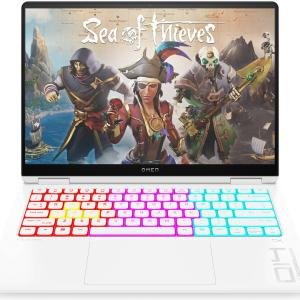HP OMEN Transcend 14-fb1047nr Laptop, 14" 3K OLED Display, Intel Core Ultra 7, 16GB RAM, 1TB SSD, NVIDIA GeForce RTX 5060 GPU, English Keyboard, Windows 11, Ceramic White | B98D2UA#ABA