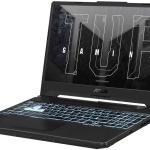 ASUS TUF Gaming A15 FA507NCR Laptop, 15.6" FHD IPS 144Hz Display, AMD Ryzen 7 7435HS, 16GB RAM, 512GB SSD, GeForce RTX 3050 4GB Laptop GPU, ENG-ARAB K/B, Win11, Black | FA507NCR-HN044W