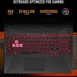 ASUS TUF Gaming A15 FA506NCG Laptop, 15.6" FHD IPS 144Hz Display, AMD Ryzen 7 7445HS, 16GB RAM, 512GB SSD, GeForce RTX 3050 4GB GPU, English-Arabic K/B, Win11, Graphics Black | 90NR0JF7-M00H60