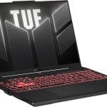 ASUS TUF A16 FA607NUQ-RL048 Gaming Laptop, 16" WUXGA 144Hz Display, AMD Ryzen 7 170, 16GB RAM, 512GB SSD, GeForce RTX 4050 6GB GPU, Backlit Chiclet Keyboard, NO OS, Mecha Gray | 90NR0QF3-M003F0