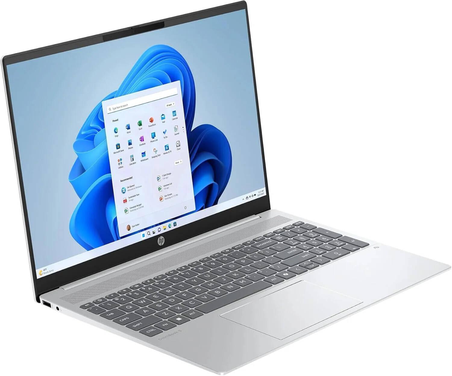 HP 16-af1095cl OmniBook 5 Laptop, 16.0" 2K IPS Touch Display, Intel Core Ultra 9 285H Processor, 32GB RAM, 1TB SSD, Intel Arc 140T Graphics, English Keyboard, Windows 11, Glacier Silver | BA3S1UA