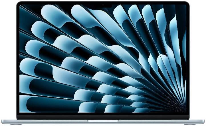 Apple MacBook Air Laptop, 15.3" Liquid Retina Display, M5 Chip, 10-Core CPU, 10-Core GPU, 16 Core Neural Engine, 16GB RAM, 512GB SSD, MacOS, English Keyboard, Sky Blue | MDVQ4