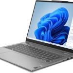 Lenovo IdeaPad 5 2-in-1 14IRU9 Laptop, 14" WUXGA OLED Display, Intel Core 7 150U CPU, 16GB RAM, 512GB SSD, Integrated Intel Graphics, Backlit, Arabic KB, Windows 11, Luna Grey | 83DT006TAX