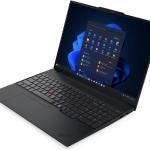Lenovo ThinkPad E16 Gen 3 Laptop, 16" WUXGA IPS 60Hz Display, Intel Core Ultra 7 255H, 16GB RAM, 512GB SSD, Intel Graphics, Backlit Arabic K/B, No OS, Black | 21SR005NGR