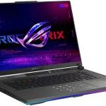 ASUS G614PM-G161W ROG Strix G16 Gaming Laptop, 16" WQXGA 240Hz Display, AMD Ryzen 9 8940HX, 16GB RAM, 1TB SSD, NVIDIA RTX 5060 8GB GPU, English-Arabic Keyboard, Win 11, Eclipse Gray | 90NR0KW7-M00450