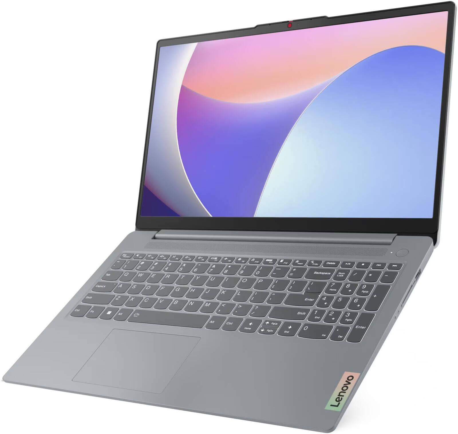 Lenovo IdeaPad Slim 3 15IAH8 Laptop, 15.6" FHD IPS Display, Intel Core i5-12450H, 8GB RAM, 512GB SSD, Intel UHD Graphics, Non-Backlit English-Arabic Keyboard, Win11, Arctic Grey | 83ER001LAX
