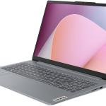 Lenovo IdeaPad Slim 3 15ABR8 Laptop, 15.6" FHD IPS Display, AMD Ryzen 7 7730U, 16GB RAM, 512GB SSD, AMD Radeon Graphics, English-Arabic Keyboard, Windows 11 Home, Arctic Grey | 82XM00XRAX
