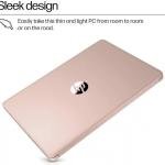 HP 14-dq6015dx Laptop, 14" diagonal HD display, Intel Processor N150, 4GB DDR4, 128GB UFS, Intel UHD Graphics, Windows 11 Home, English Keyboard, Pale Rose Gold | B7FS4UA