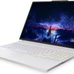 Lenovo Legion 7 16IAX10 Gaming Laptop, 16" WQXGA OLED 240Hz Display, Intel Core Ultra 7 255HX, 32GB RAM, 2TB SSD, GeForce RTX 5060 8GB, English (UK) K/B, No OS, Glacier White | 83KY002VPS