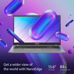 ASUS Vivobook Go 15 E510KA Laptop, 15.6" HD 60Hz Display, Intel Celeron N4500, 4GB RAM, 128GB eMMC, Intel HD Graphics, English-Arabic Keyboard, Windows 11 Home, Star Black | E510KAB-BR1140WS