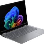 HP OmniBook X Flip 2-in-1 Laptop Next Gen AI, 14" 2K IPS Touch Display, AMD Ryzen AI 5 340, 16GB RAM, 512GB SSD, AMD Radeon 840M, English-Arabic K/B, Win11, Silver | C26YQEA