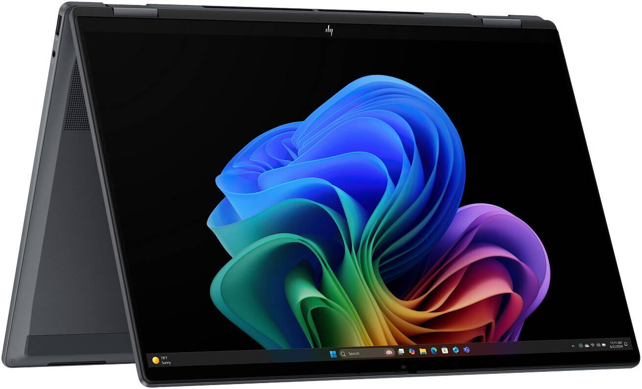 HP OmniBook X FlipNGAI 16-as0023dx Laptop, 16" 2K IPS Touch Display, Intel Core Ultra 7 256V, 16GB RAM, 1TB SSD, Intel Arc 140V GPU, English Keyboard, Windows 11 Home, Eclipse Gray | B5UH1UA